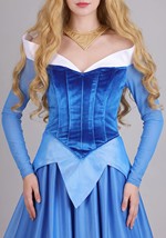 Disney Sleeping Beauty Aurora Blue Dress Costume Alt 3