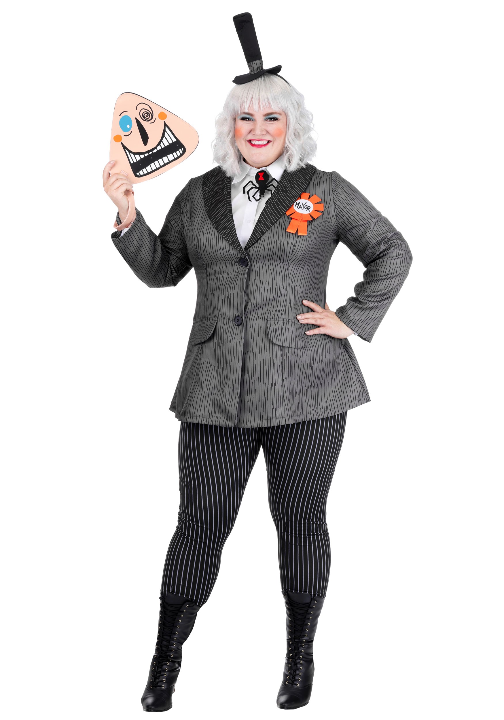 Plus Size Disney Nightmare Before Christmas Mayor Women's Costume | Disney Costumes