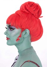 Adult Beetlejuice Receptionist Miss Argentina Costume Wig Al