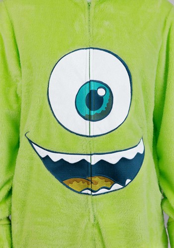 Men's Disney Pixar Mike Wazowski Onesie Costume | Pixar Costumes