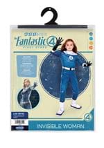 Girls Classic Invisible Woman Fantastic 4 Costume Alt 11