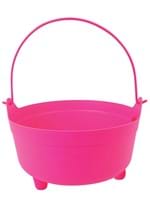 14 Inch Neon Pink Cauldron with Handle