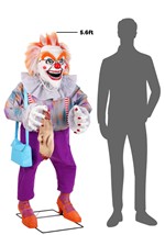 Narcoleptic Nana Face Pinching Clown Animatronic Alt 7