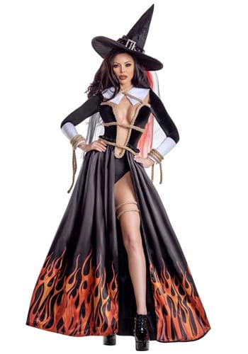 Womens Sexy Hellfire Witch Costume