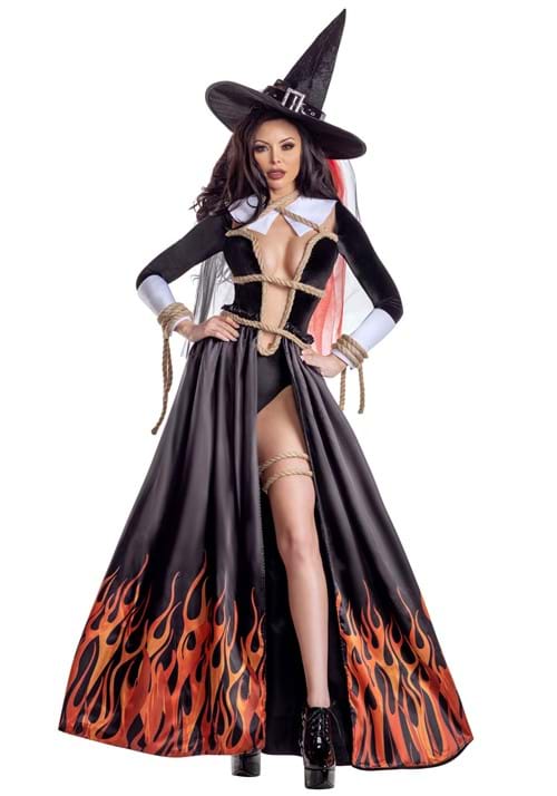 Womens Sexy Hellfire Witch Costume