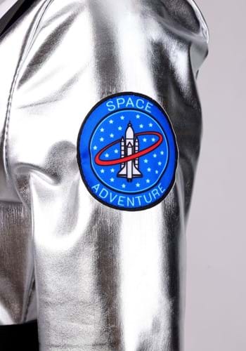 Women's Sexy Silver Astronaut Costume Romper | Astronaut Costumes