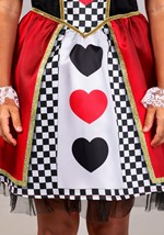 Girls Velvet Queen of Hearts Costume Alt 6