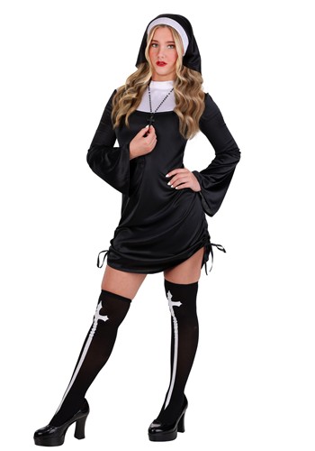 Womens Naughty Nun Mini Dress