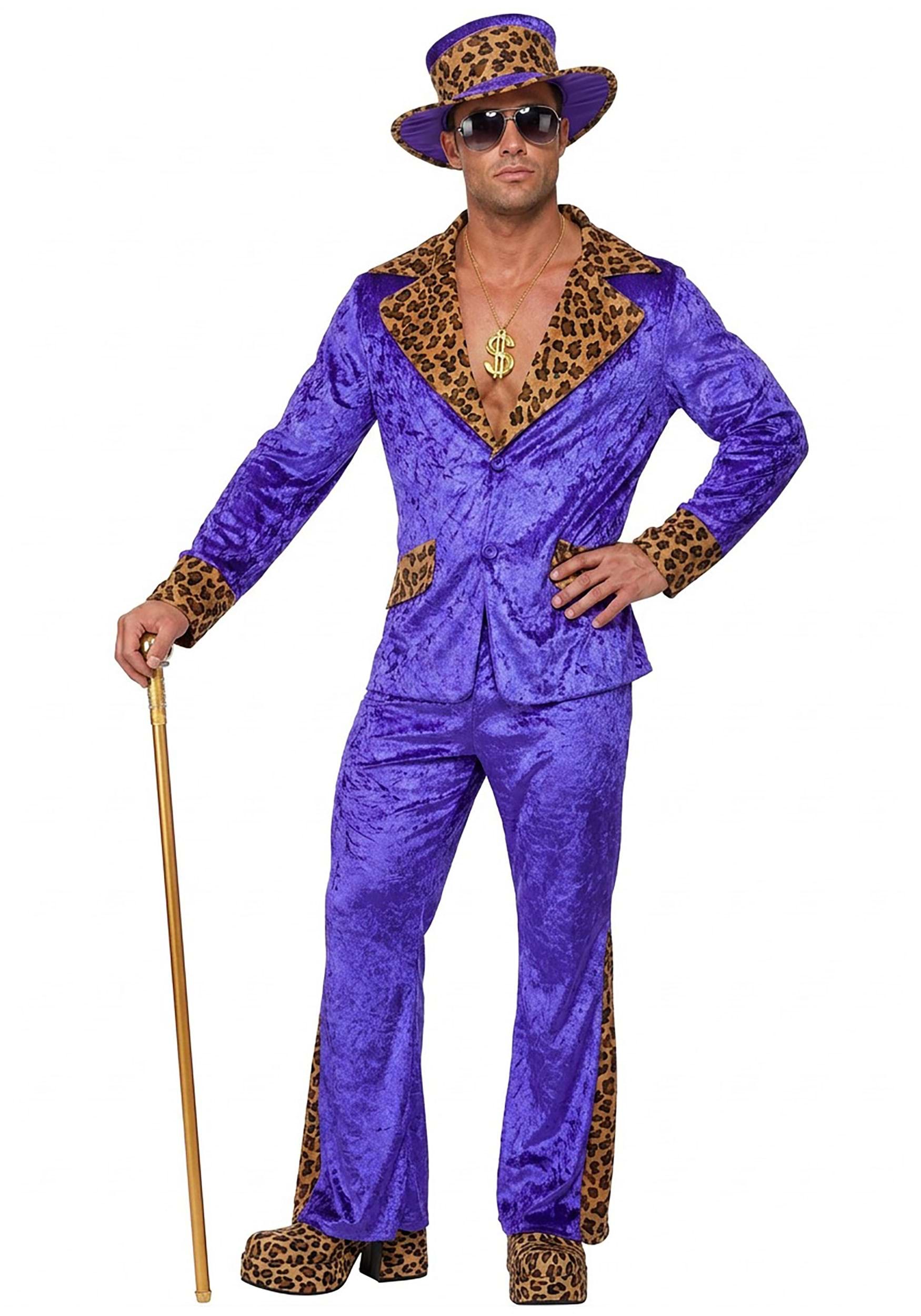 Classic Purple Pimp Men's Costume | Pimp Costumes
