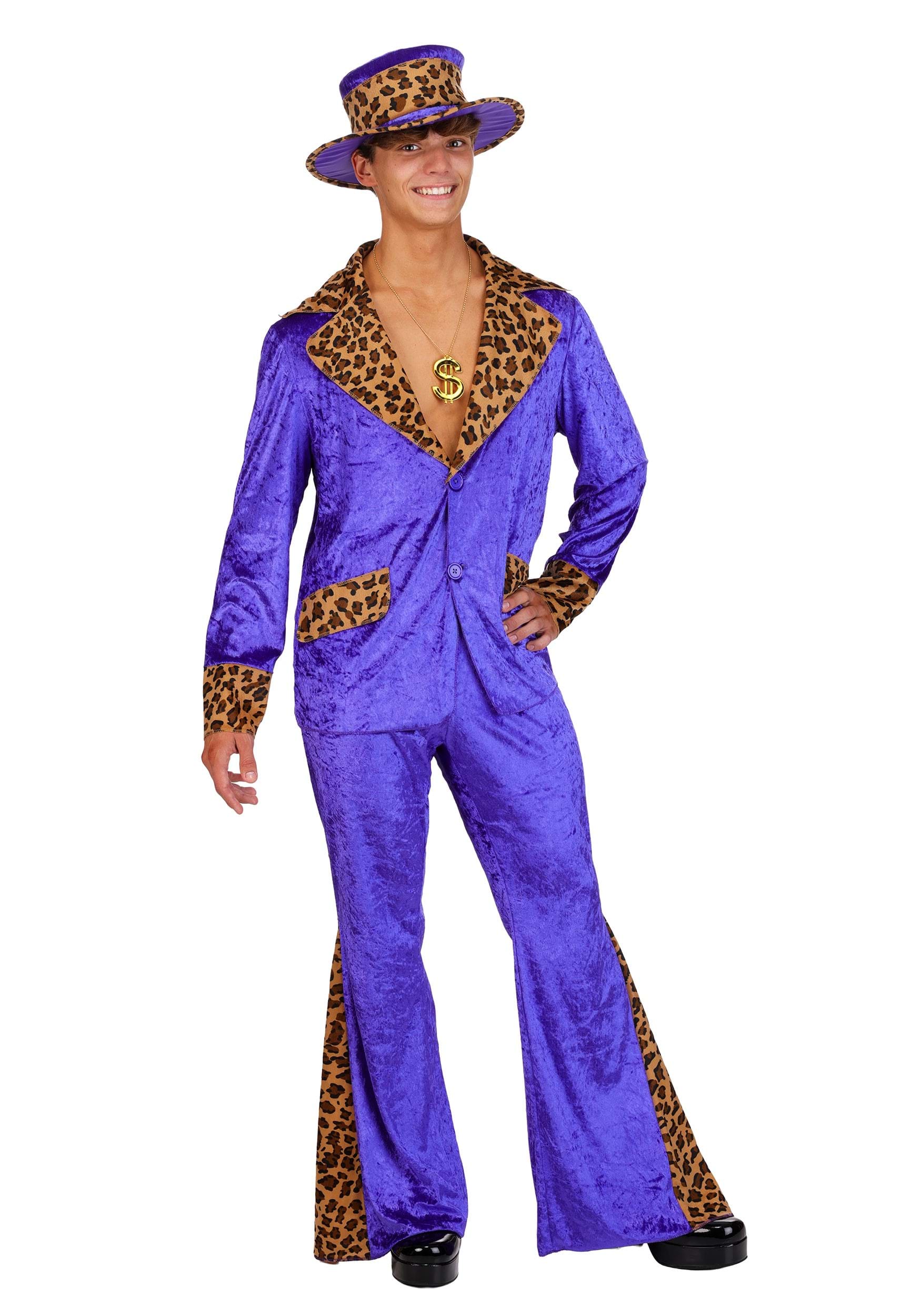 Classic Purple Pimp Men's Costume | Pimp Costumes