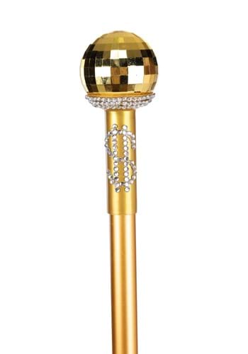 Classic Adult Gold Cane Prop | Pimp Accessories