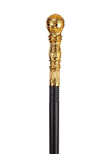 Victorian Gentleman Gold Cane Prop | Costume Accessories