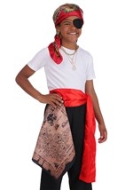 Classic Red Pirate Costume Accessory Kit Alt 5