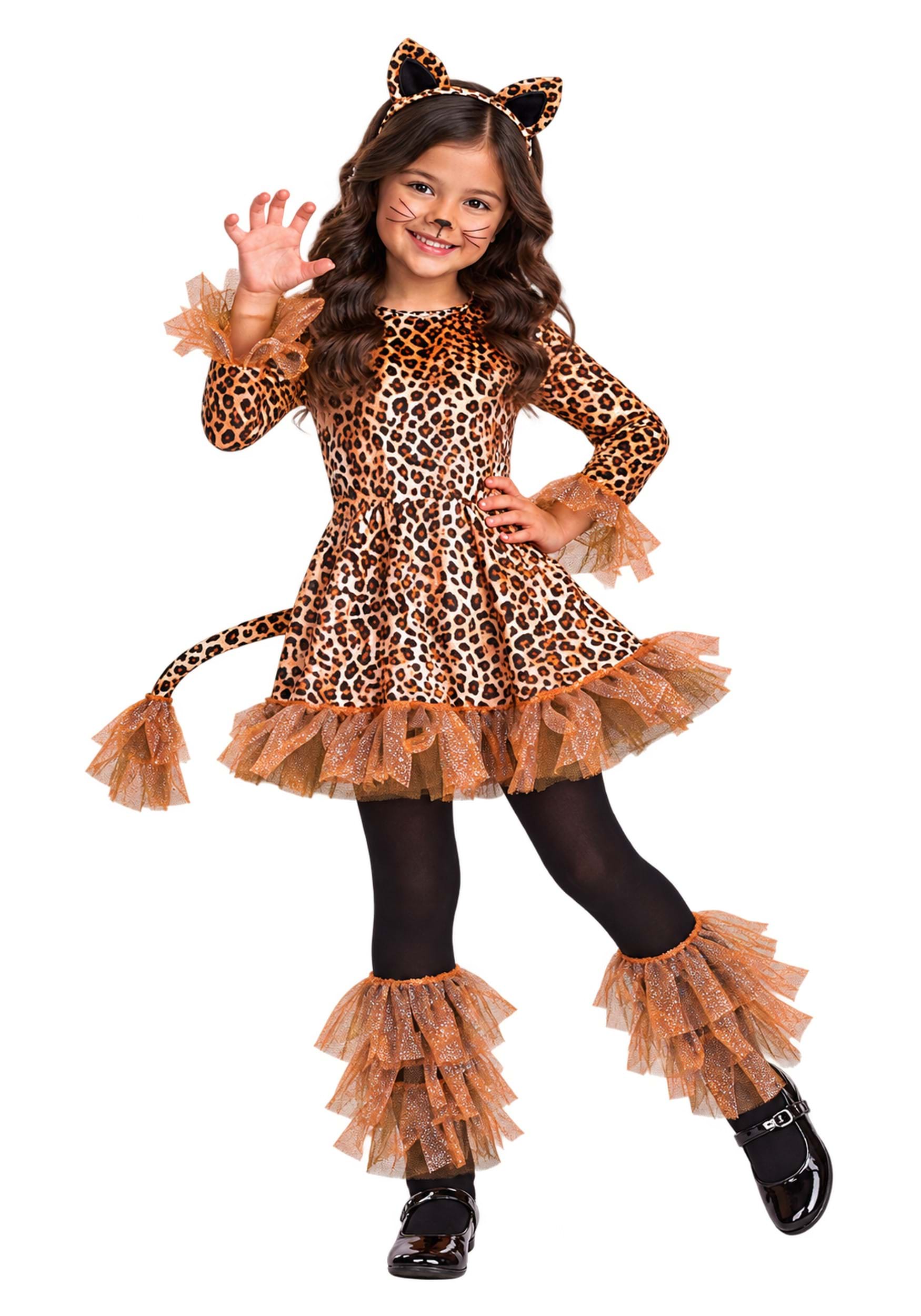 Leopard Girl's Costume Dress | Animal Costumes