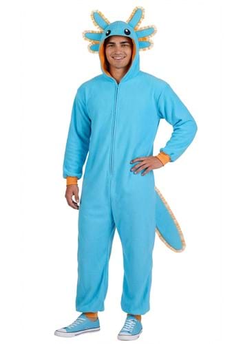Adult Blue Axolotl Costume Alt 1