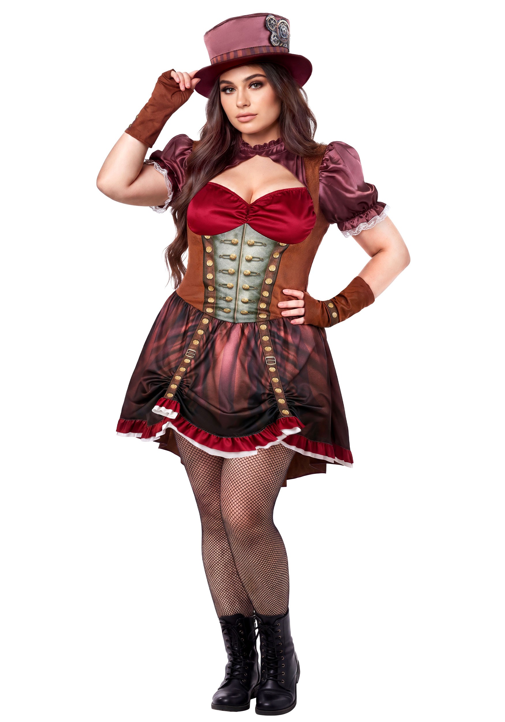 Plus Size Steampunk Women's Costume | Historical Costumes