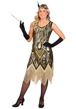 Women's Art Deco Flapper Costume Alt 4