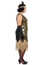 Plus Size Women's Art Deco Flapper Costume Alt 7