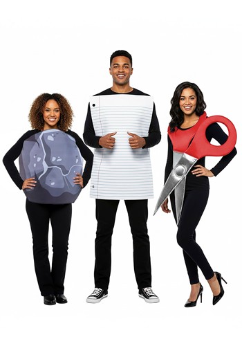 Adult Rock Paper Scissor Costume Set