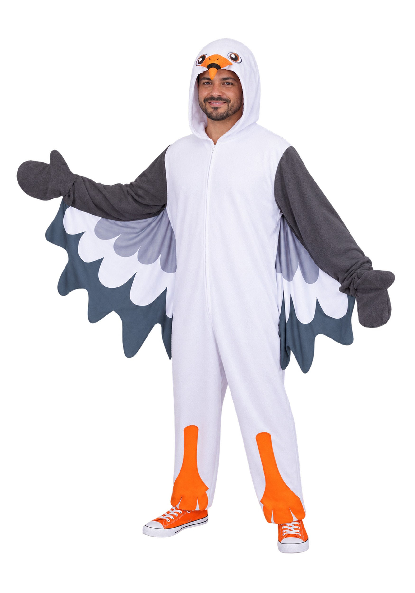 Adult Seagull Onesie Costume | Animal Costumes