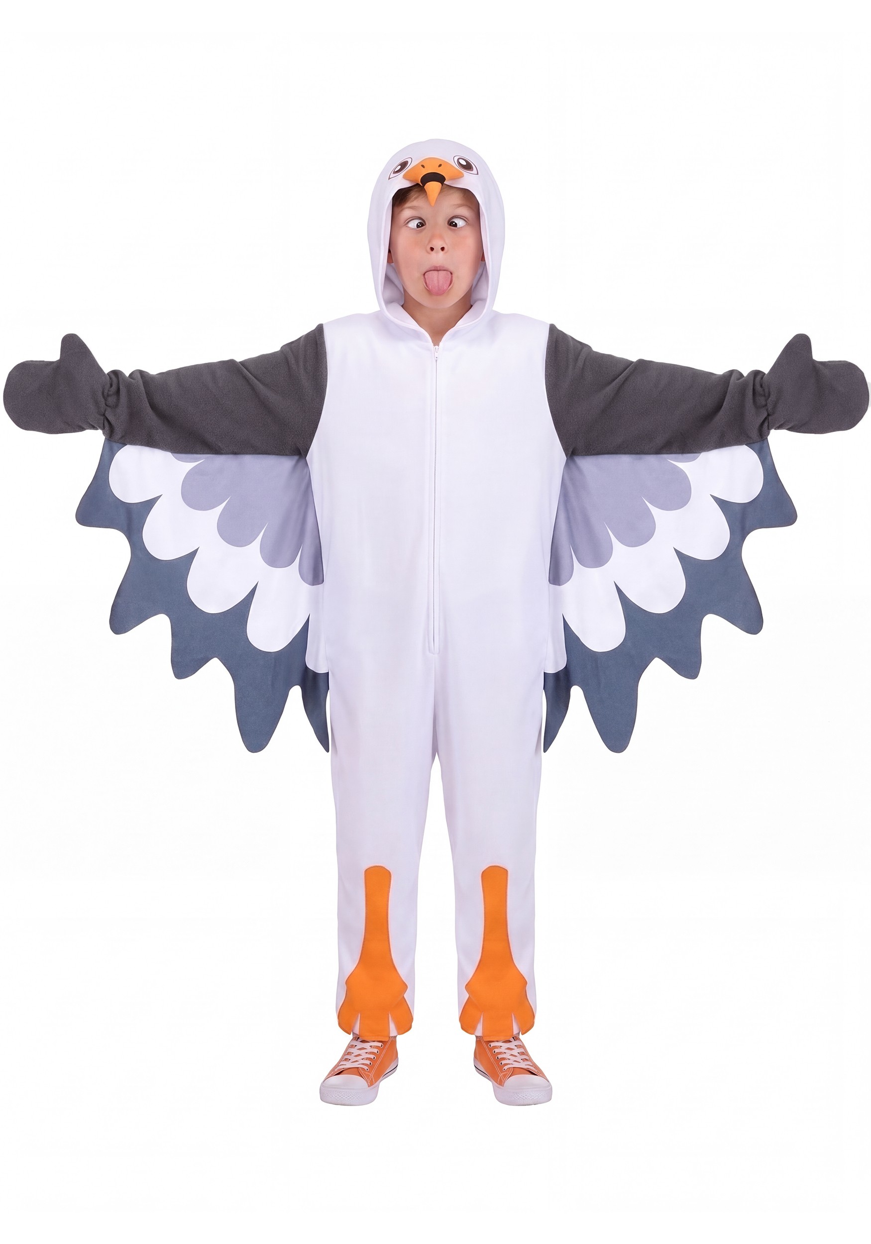 Kid's Seagull Onesie Costume | Animal Costumes