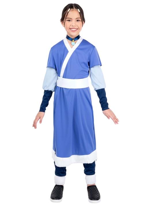 Spirit Halloween Avatar The Last Airbender Katara Kostüm für Erwachsene, offizielles Lizenzprodukt, Nickelodeon, Gruppenkostüm
