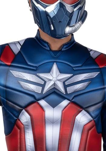 Deluxe Men's Captain America Sam Wilson Costume | Marvel Costumes