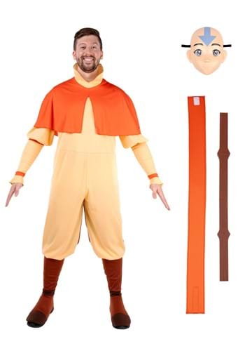 Deluxe Men's Aang Last Airbender Costume | Nickelodeon Costumes
