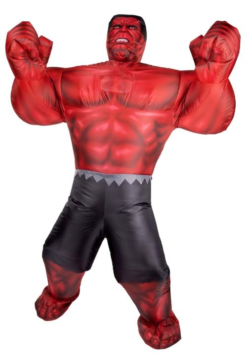 Adult Inflatable Red Hulk Costume