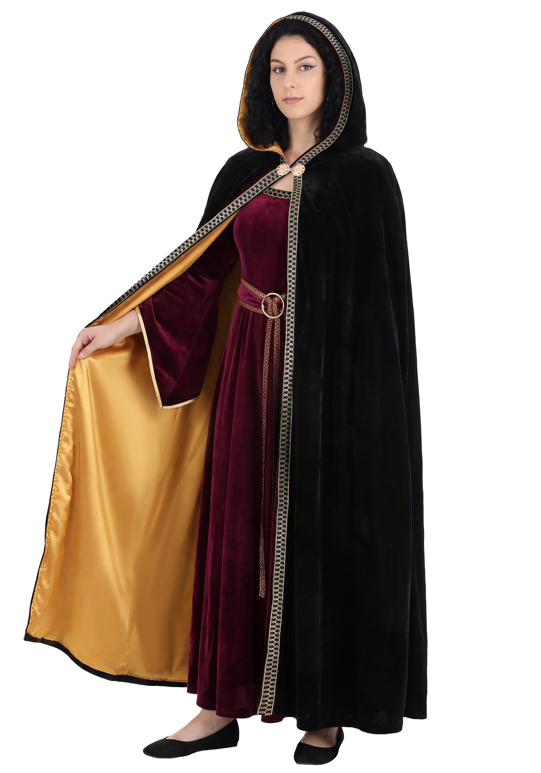 Adult Disney Mother Gothel Costume Black Cape | Disney Accessories