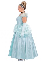 Adult Plus Deluxe Disney Cinderella Costume Alt 1
