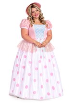 Plus Size Disney Pixar Toy Story Bo Peep Costume Dress Alt 1