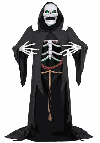 7FT Animatronic Halifax the Hungry Photo Booth Reaper Decoration - Horror Props | Animatronics