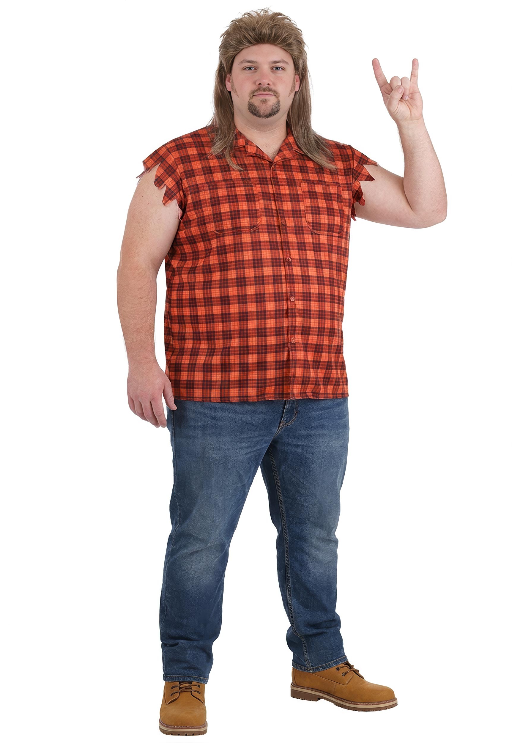 Plus Size Resilient Redneck Costume for Men | Movie Costumes
