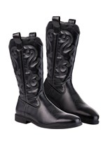 Men's Black Cowboy Costume Boots