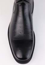 Mens Black Cowboy Costume Boots Alt 6
