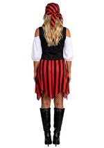 Womens Captain Corset Pirate Costume Alt 1