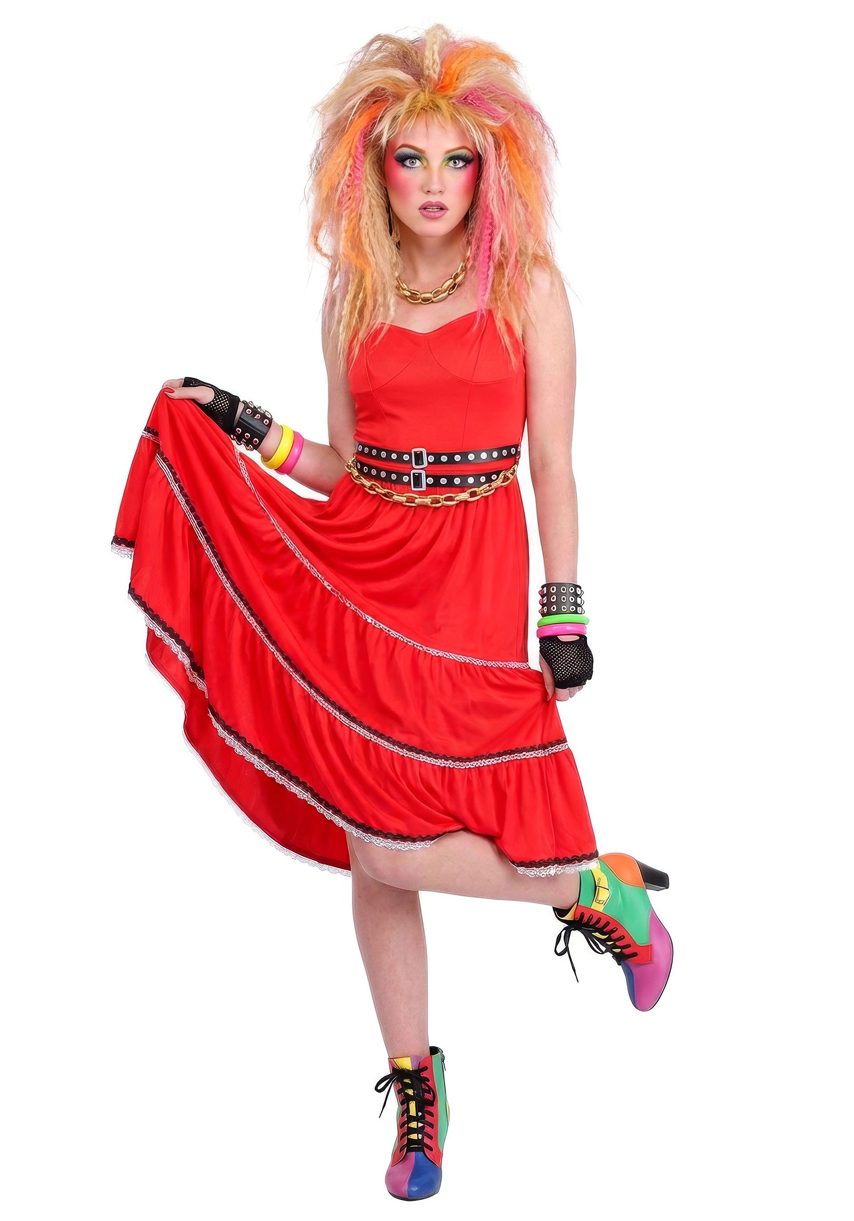 Women's Fun 80's Icon Dress Costume | 80's Costumes