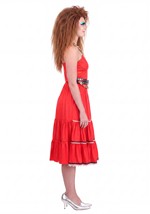 Womens Fun 80s Icon Costume Dress Alt 2