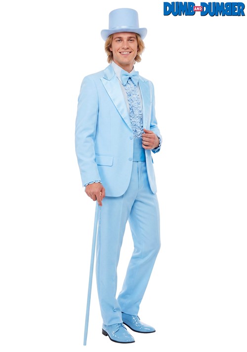 Mens Premium Harry Dunne Blue Dumb Dumber Costume