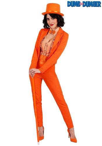Womens Lloyd Christmas Orange Dumb and Dumber Costume