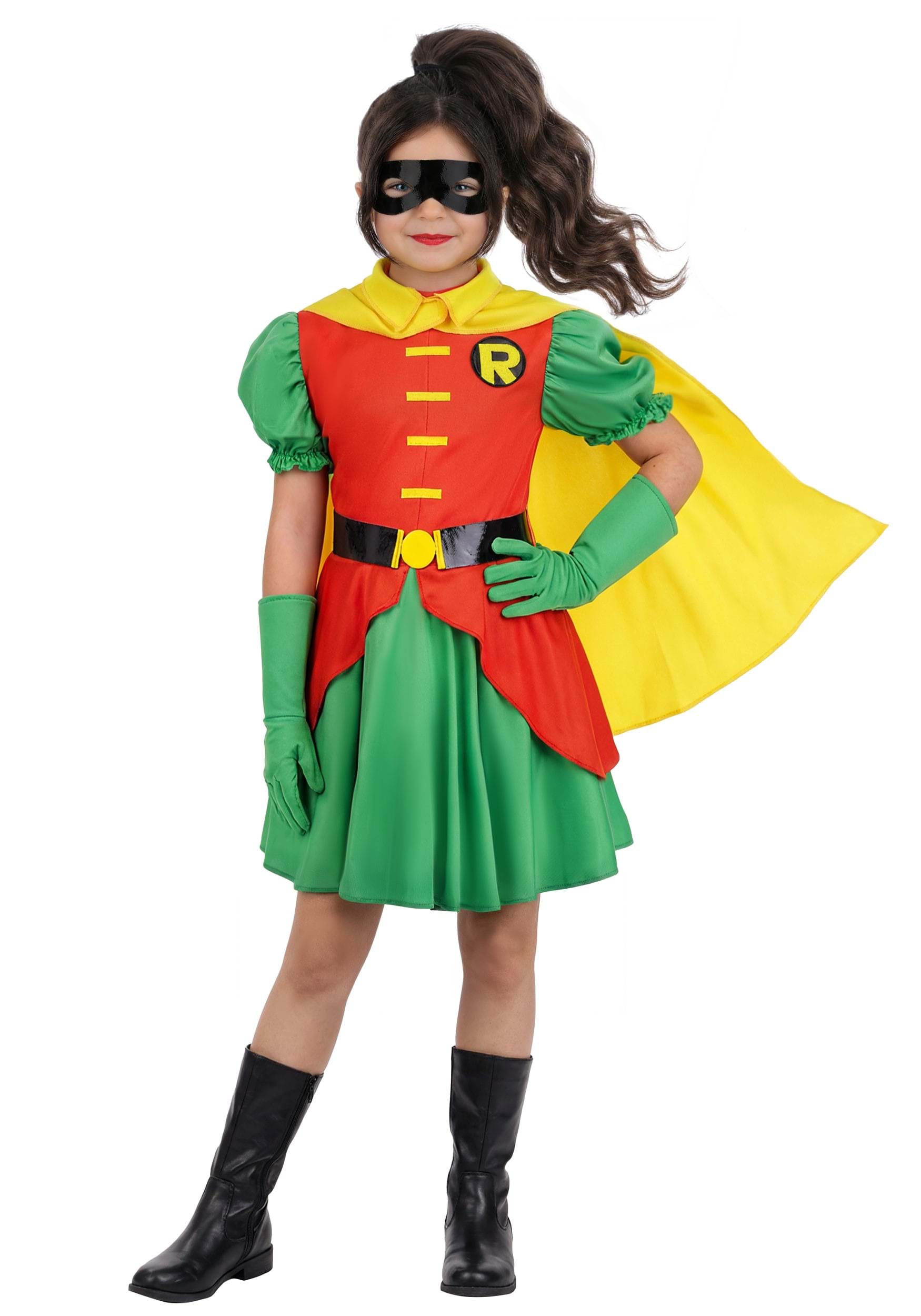 DC Girl's Robin Costume | DC Comics Costumes
