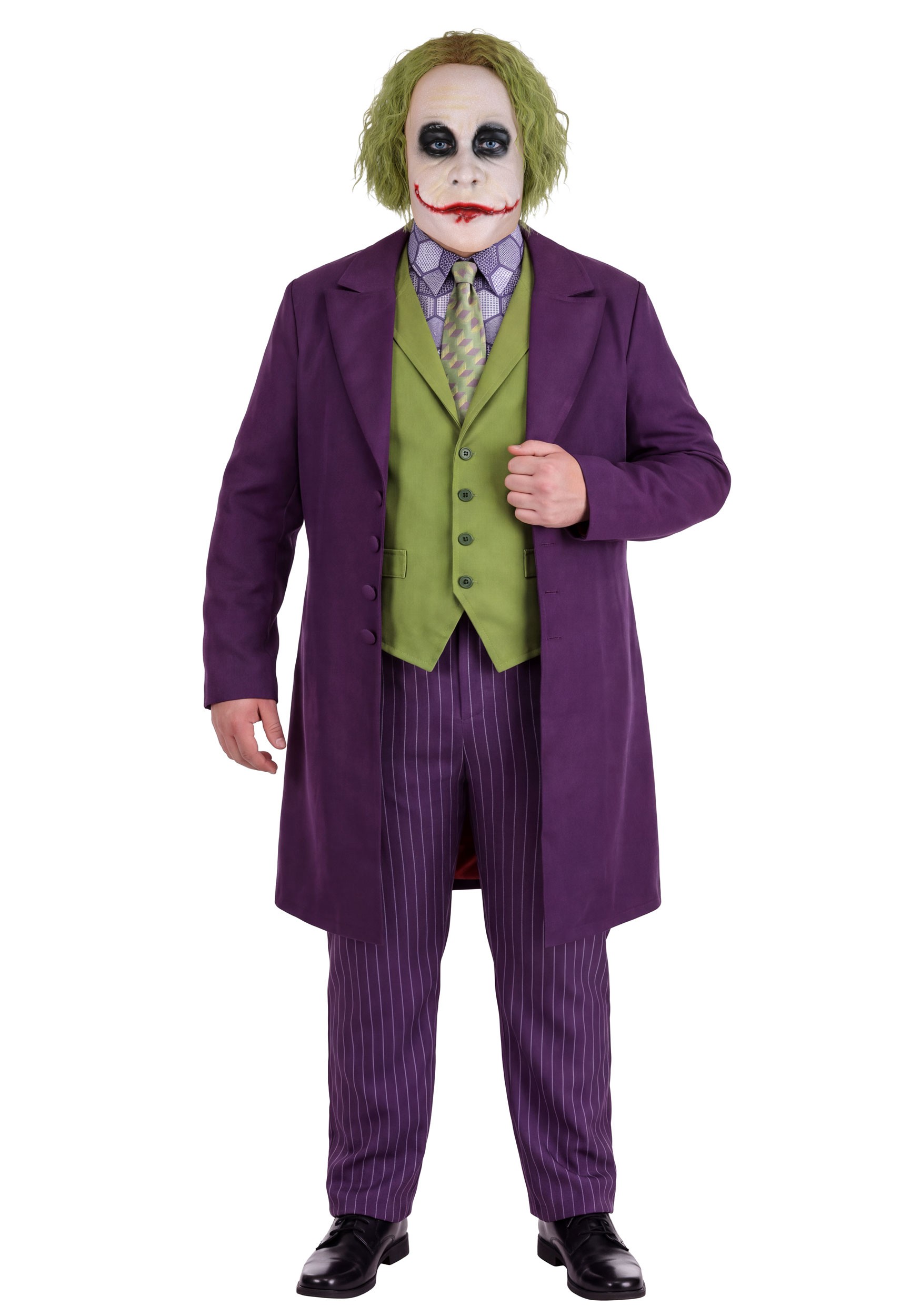 Plus Size Dark Knight Joker Men's Costume | DC Comics Costumes
