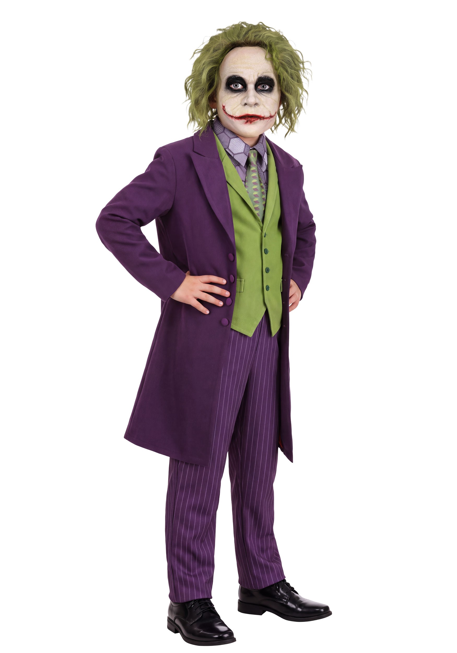 Kid's Dark Knight Joker Costume | DC Comics Costumes