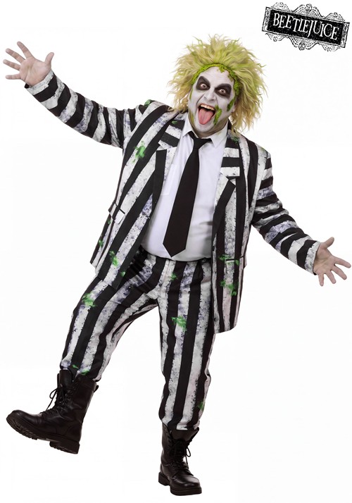 Plus Size Authentic Beetlejuice Costume