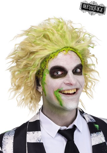 Mens Beetlejuice Costume Wig Cap