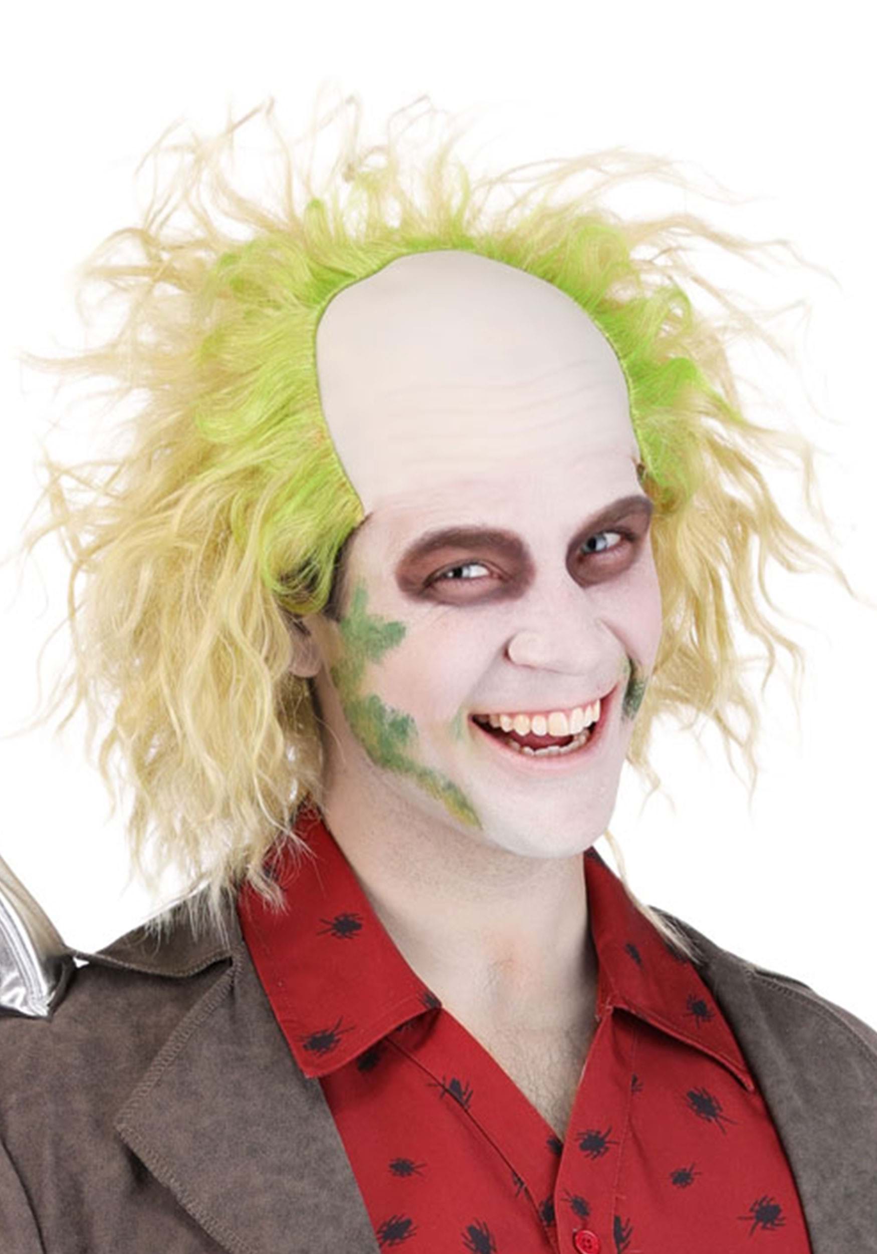 Men's Beetlejuice Bald Front Costume Wig | Beetlejuice Accessories