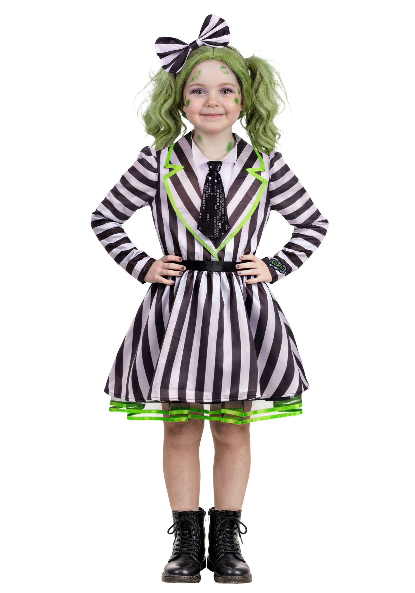 Girl's Toddler Beetlejuice Dress Costume | Beetlejuice Costumes