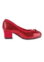Girl's Red Sequin Shoe Alt 5