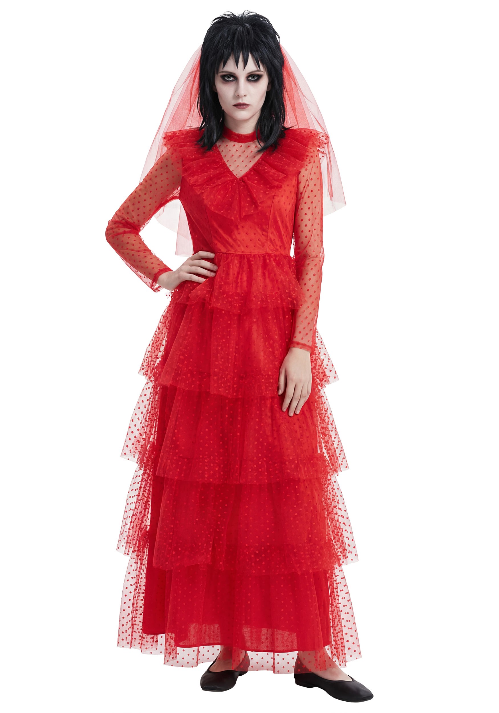 Women's Wedding Dress Lydia Deetz Costume | Beetlejuice Costumes